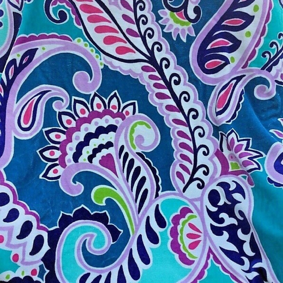 Vera Bradley Waikiki Paisley Print Laptop Messenger Bag - Picture 9 of 9